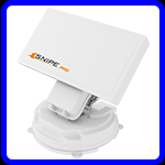 Snipe pro automatic electronic folding satellite dish for motorhomes and caravans